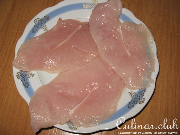 Запечённые куринные рулеты(вариация)