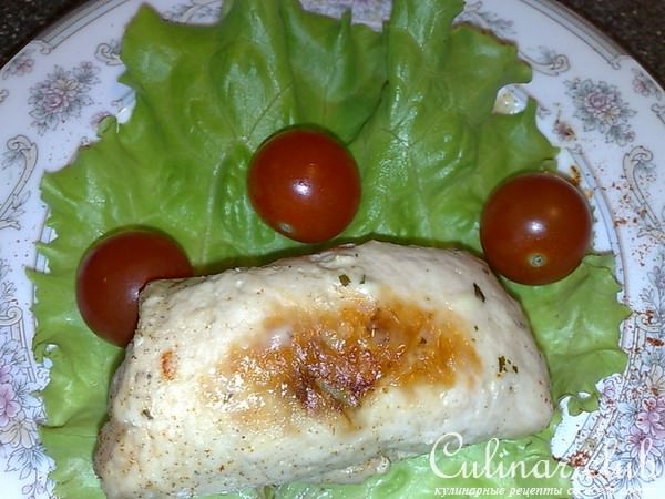 Куриные рулетики в фольге.