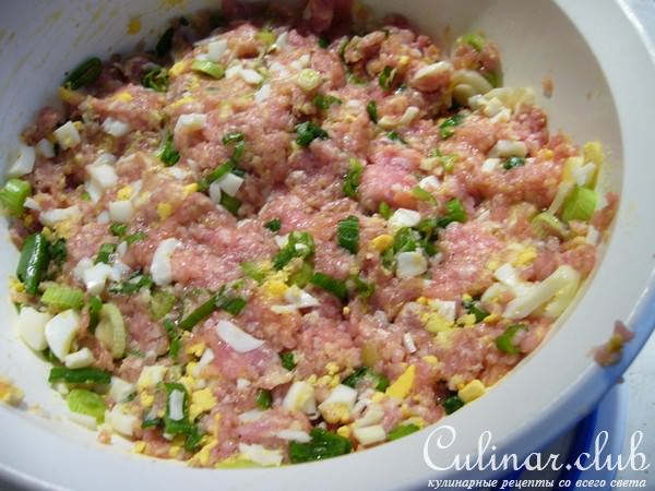 Мясная запеканка "Весеннее настроение"