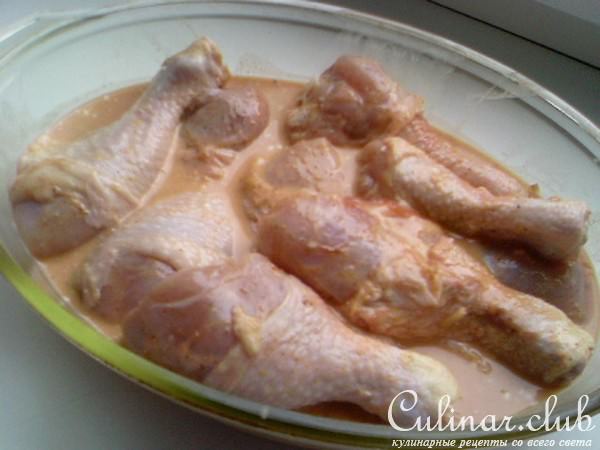 Куриные голяшечки в хмельном медовом соусе