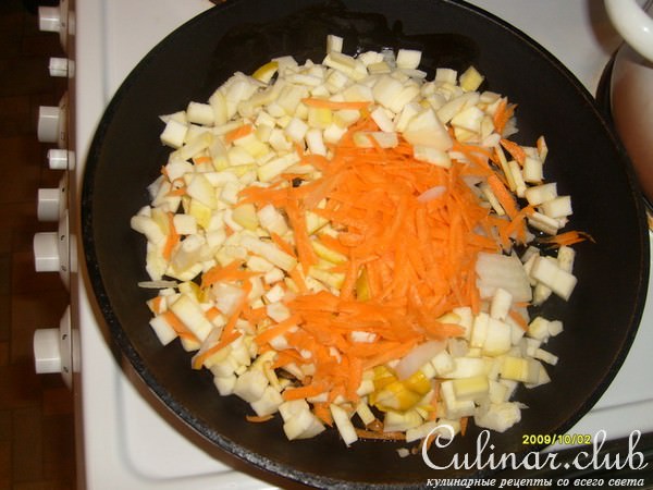 "Лазанья" из савойской капусты.