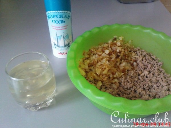 Блины с мясом для мужа