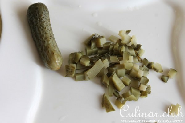 Теплая картофельная закуска со сметанным соусом