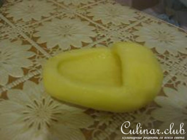 "Лапти" из картофеля с грибочками и баклажанами