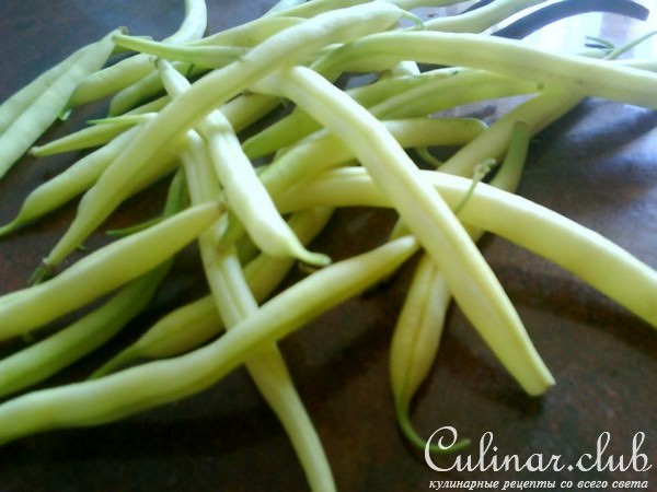 Рагу из стручковой фасоли (шпарагивка)