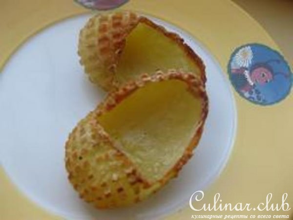"Лапти" из картофеля с грибочками и баклажанами
