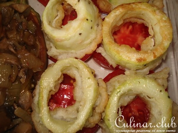 Ассорти из кабачков и баклажанов (с грибами)