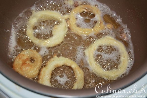 Луковые колечки в кляре