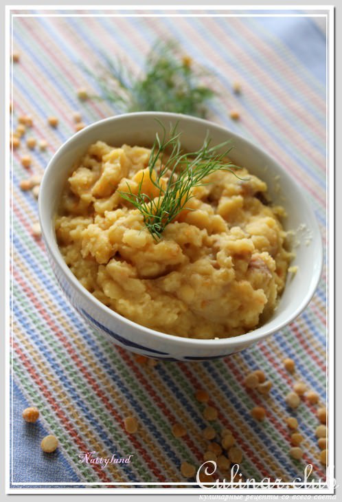 Горох со сливками и копченой ноткой (делаем в мультиварке)