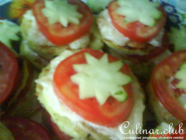 Башенки из кабачков