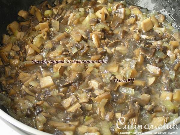 Грибной крамбль
