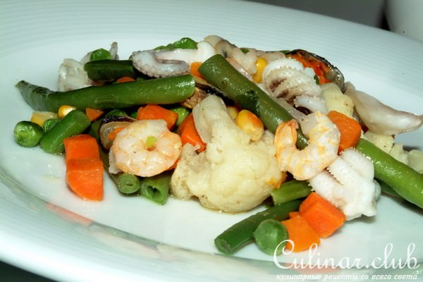 Морепродукты с овощами 2