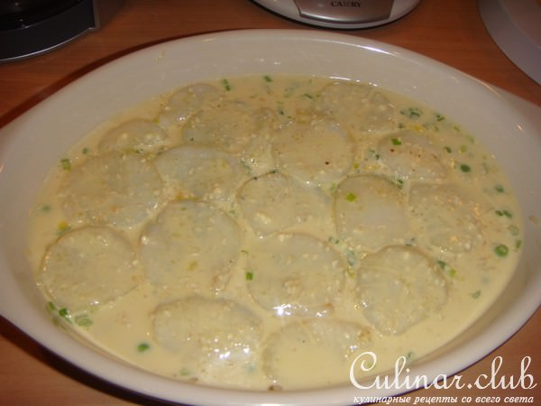 морской гребешок на рисовой подушке с мисо-соусом