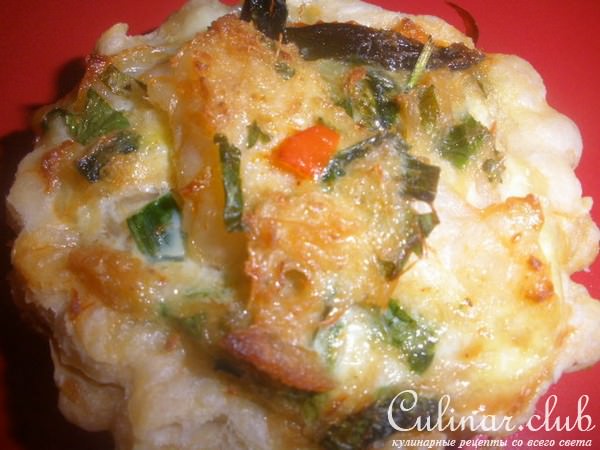 Тарталетки с крабами и креветками (Crab and prawn tarts)