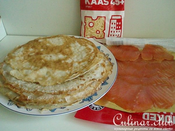 Блины с семгой «Ах, Одесса!»