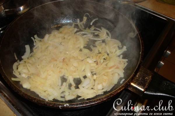 Кета под овощами