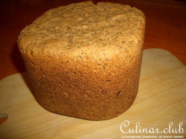 Хлеб ржаной с укропом и чесноком для ХП