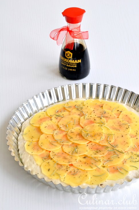 Постный хлеб с картофелем и розмарином