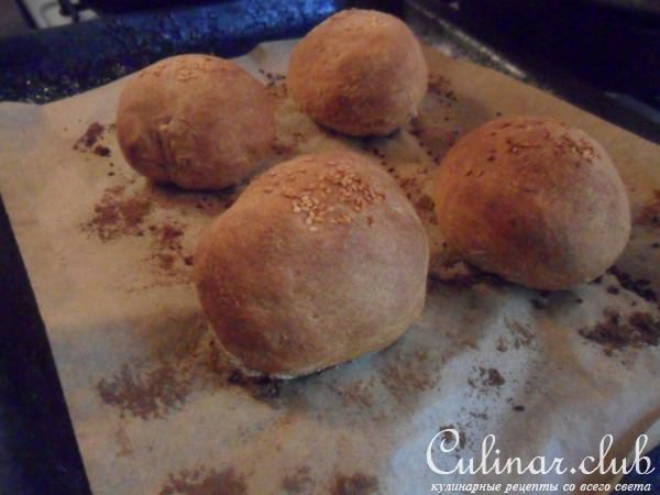 Хлебные булочки с цельнозерновой мукой