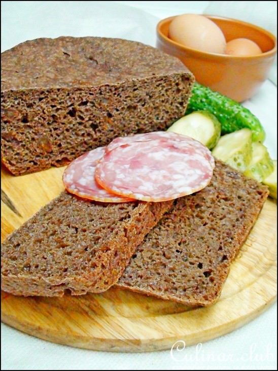 Ржаной хлеб с какао и изюмом в мультиварке. Тест-драйв.