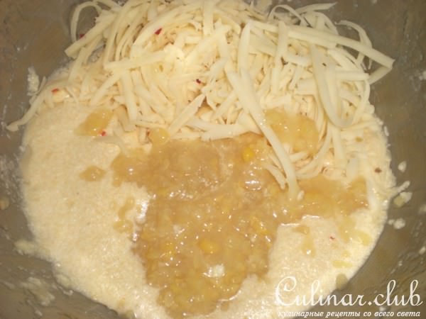 "Самый вкусный кукурузный хлеб"-пирог