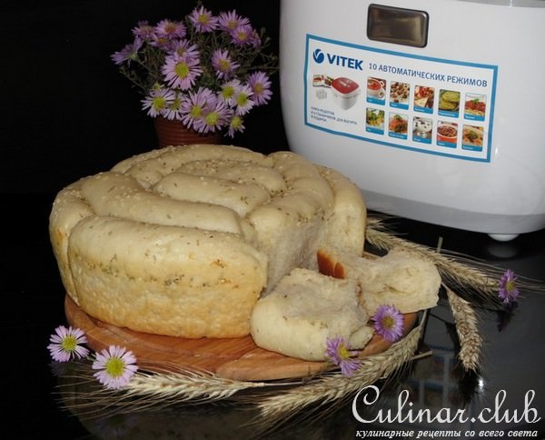 Итальянский хлеб с пармезаном и розмарином (Тест - драйв)