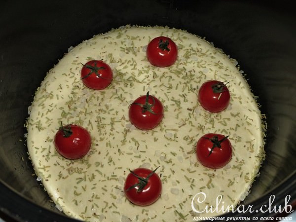 Фокачча с черри и розмарином (Тест - драйв)