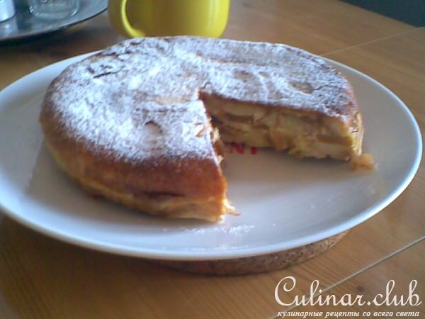 Шарлотка яблочная на бис