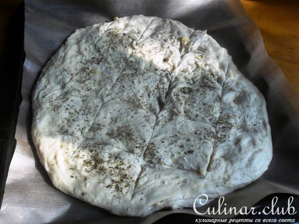 Чесночная лепёшка