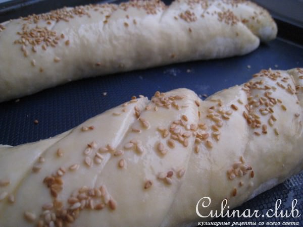 Хлебушек с сыром и чесноком