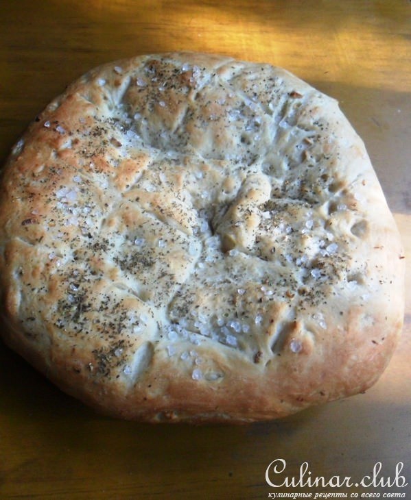 Чесночная лепёшка