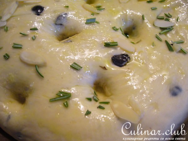 Фокачча с оливками