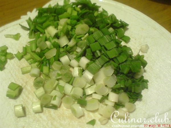 Фокачча с сыром, сладким перцем и зелёным луком