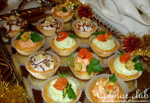 Пирожное сырное закусочное