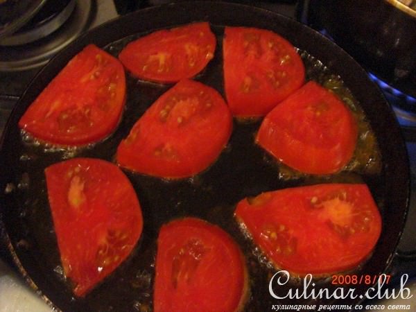 Баклажаны с овощами и яблоками. Кончается лето.