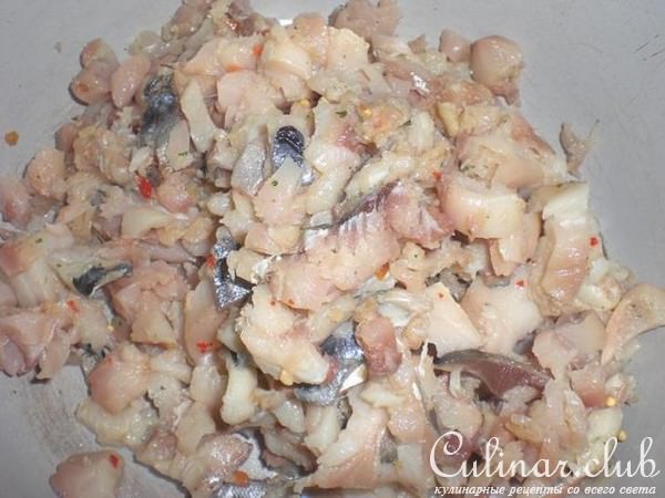 Рыбка с зеленью.