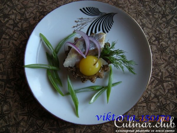 Корзиночки с сельдью