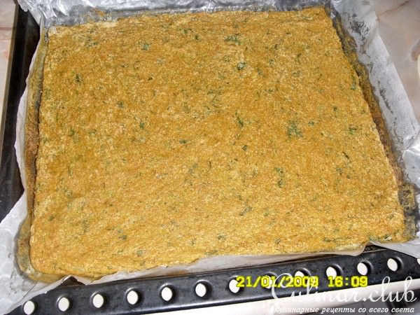 Морковный рулет с нежной начинкой