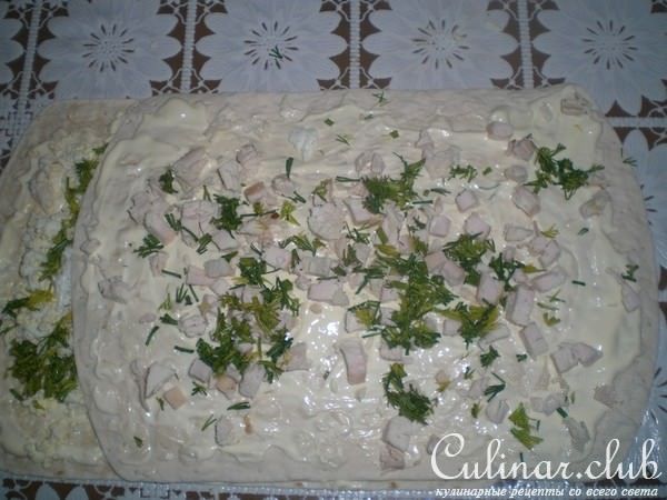 Рулет из лаваша сытный (вариант)