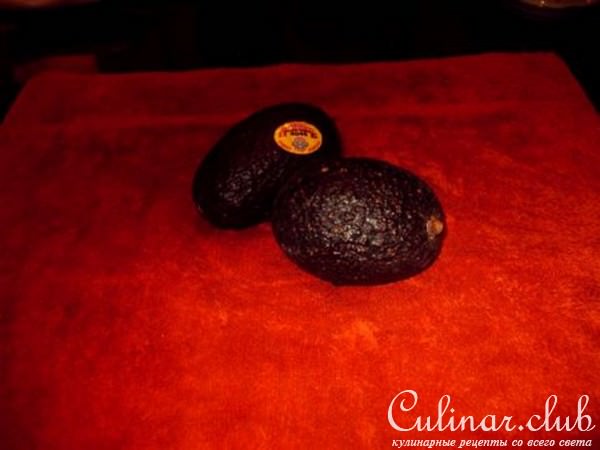 Авокадо с сардинками