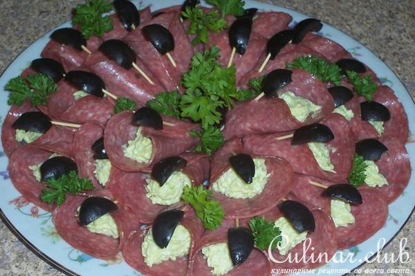 Закуска " Колокольчики"