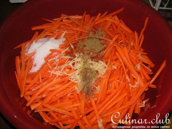 Морковь по-корейски