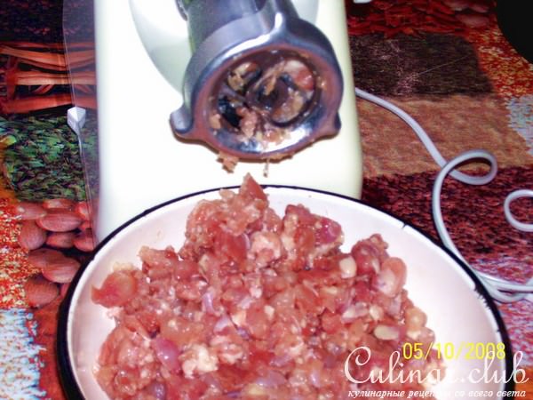 Террин из курицы с сыром и перцем