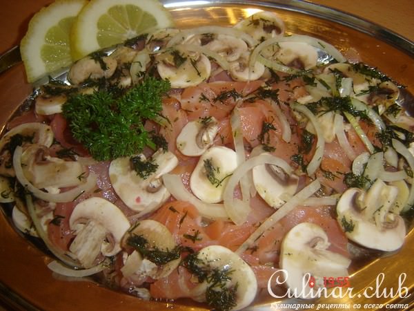КАРПАЧИО ИЗ ЛОСОСЯ