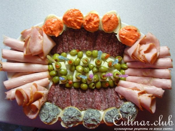 Закусочная тарелочка (ассорти)