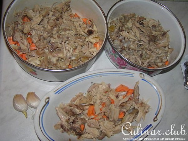 Холодец из куриных лапок
