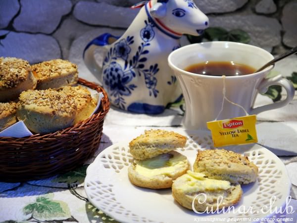 Канапе на сконах „Фуршет“