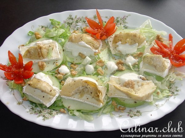 Закуска из камембера.