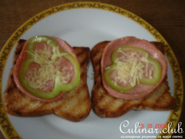 Колбасные корзиночки(бутерброд)