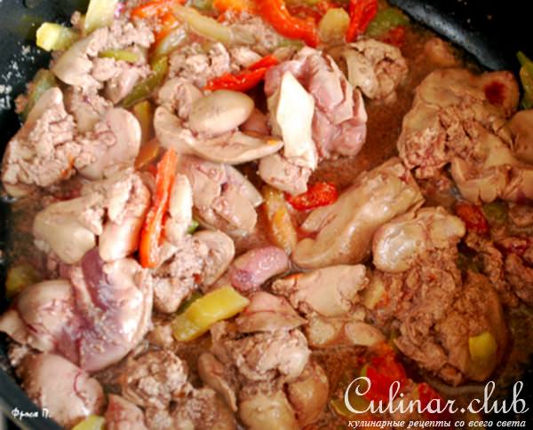 Закуска из баклажанов, риса и куриной печени "Блиндаж"